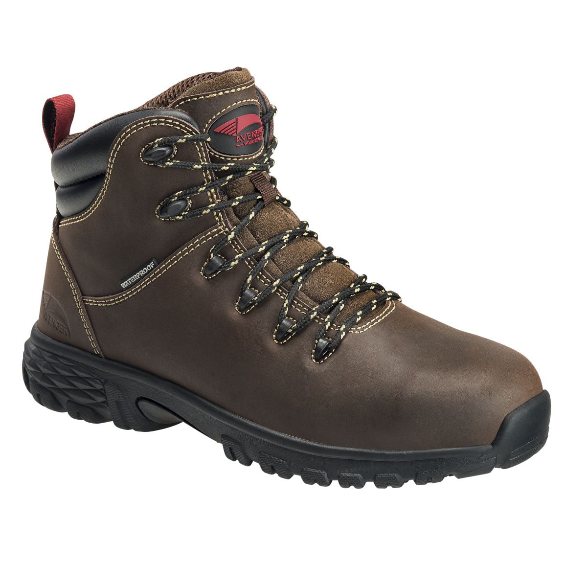FSI FOOTWEAR SPECIALTIES INTERNATIONAL NAUTILUS Avenger Men's Flight Aluminum Toe Work Boot Brown - A7420