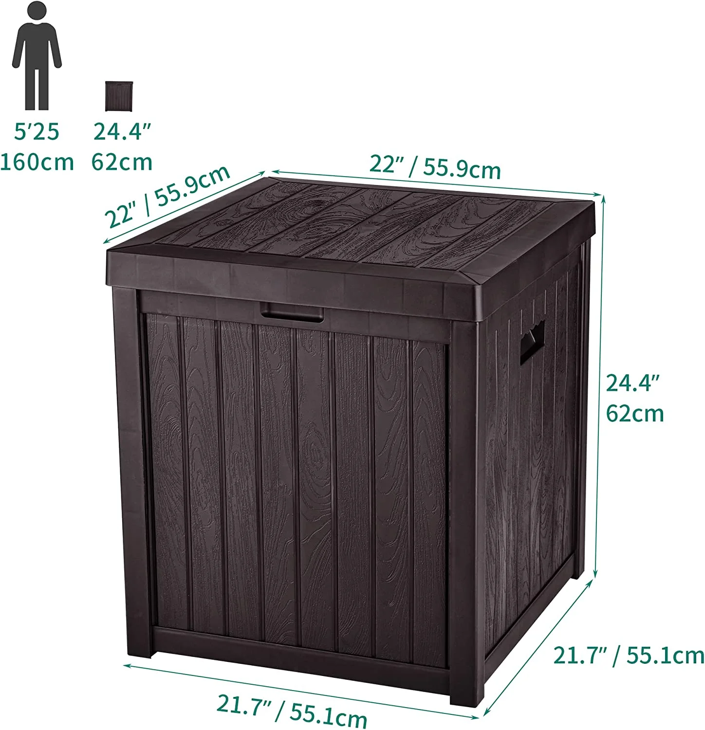 51 Gallon Medium Deck Box 30 Gallon Deck Box