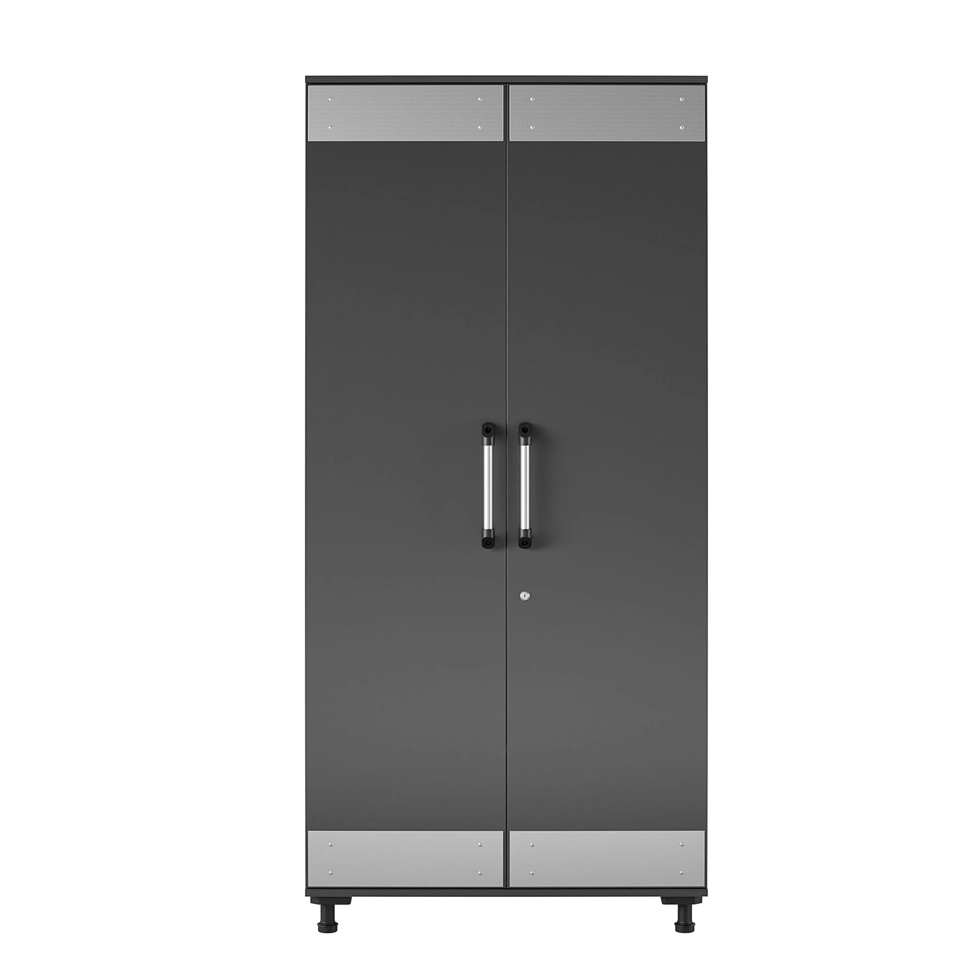 Systembuild Evolution Boss Tall Storage Cabinet, Gray