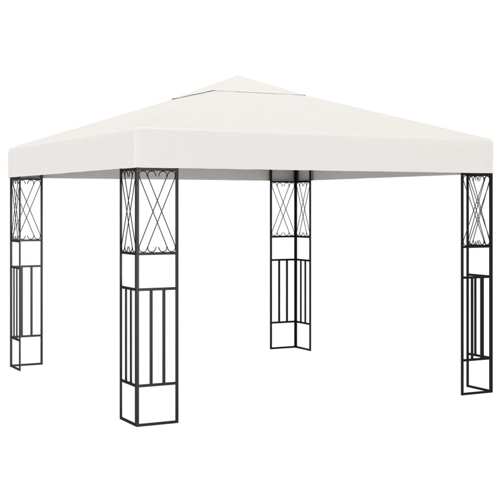 Andoer Gazebo 9.8'x9.8' Cream Fabric