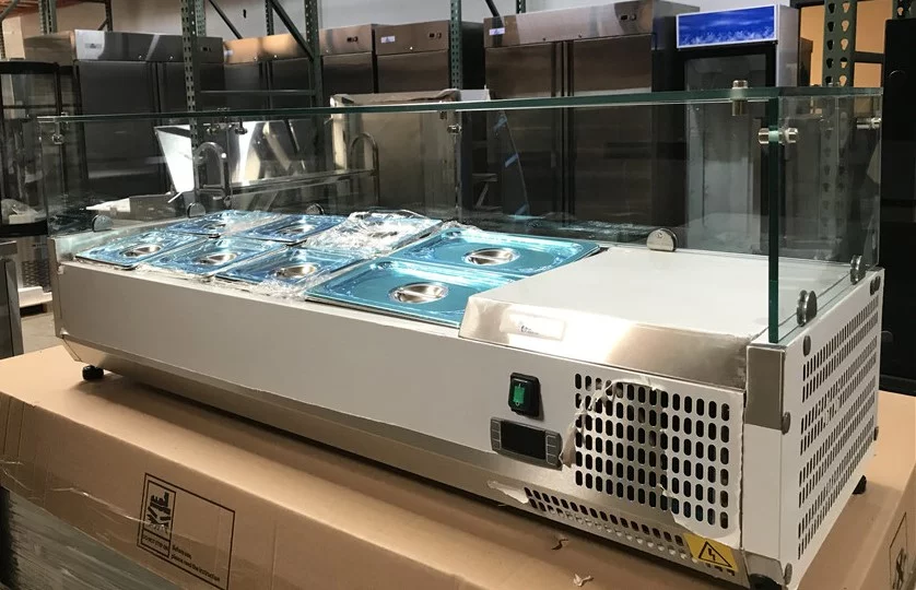 48 ins condiment station Sandwich Prep Table VRX1200 NSF