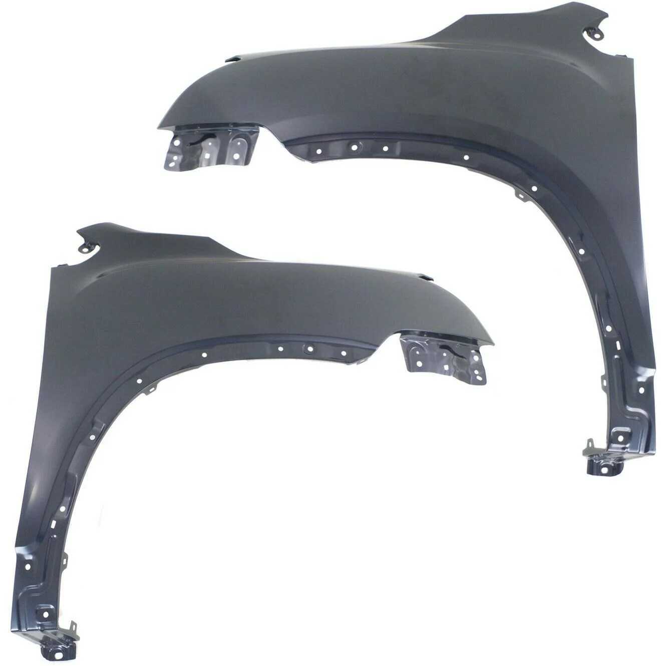 Geelife Fender Set For 2013-2016 Chevrolet Trax Front Primed Steel w/ Molding Holes Pair