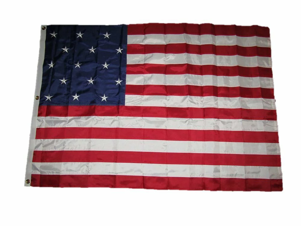 4x6 Embroidered Sewn Star Spangled Banner 300D Nylon Flag 4'x6' Military Grade