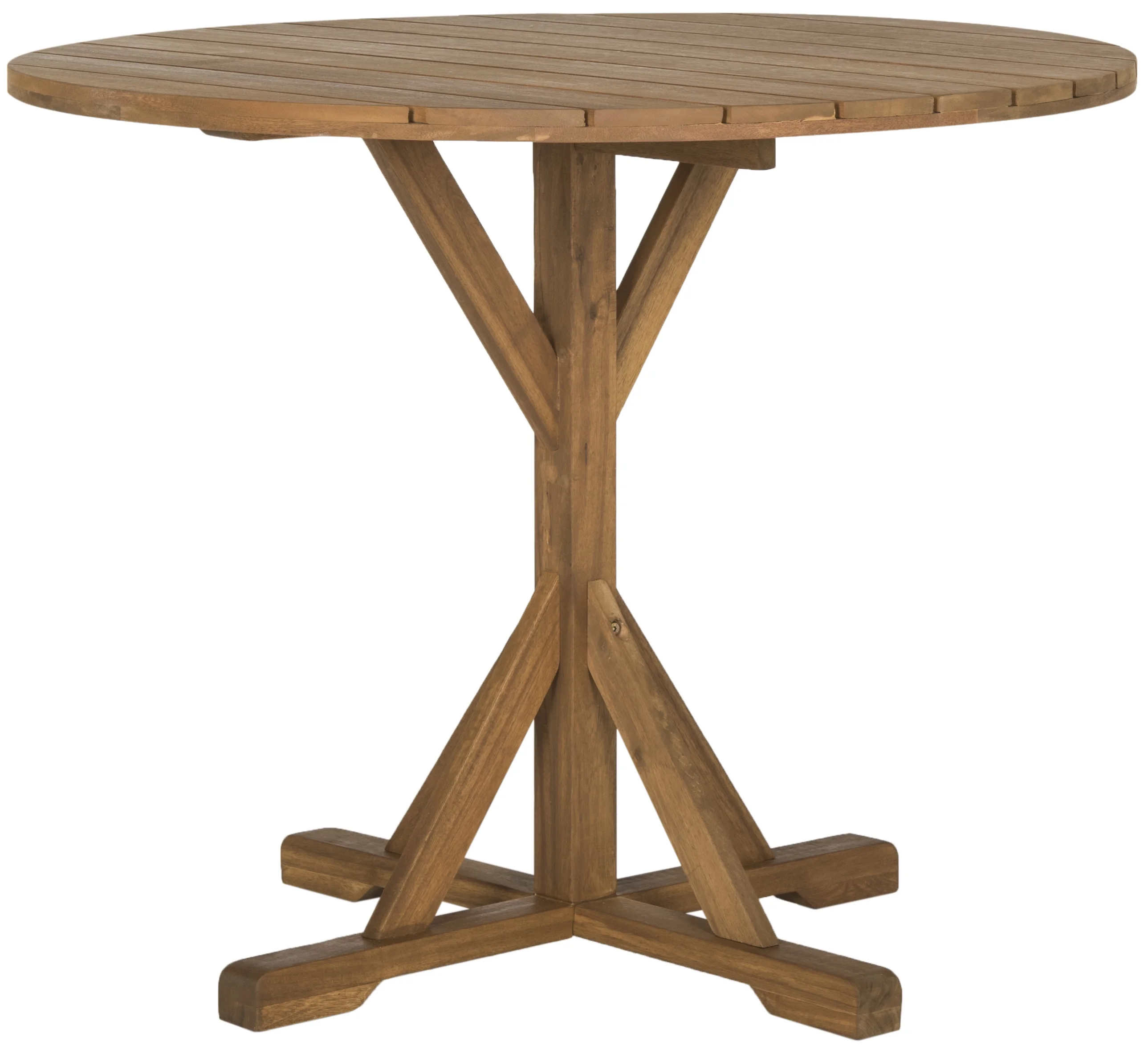 Safavieh Arcata Outdoor Patio Round Table - Natural