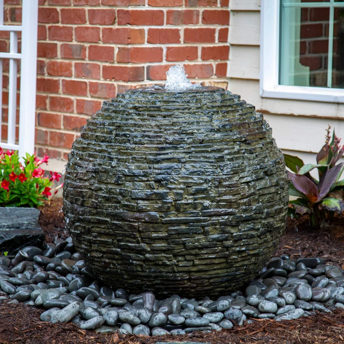 Aquascape  Stacked Slate Sphere - Large
