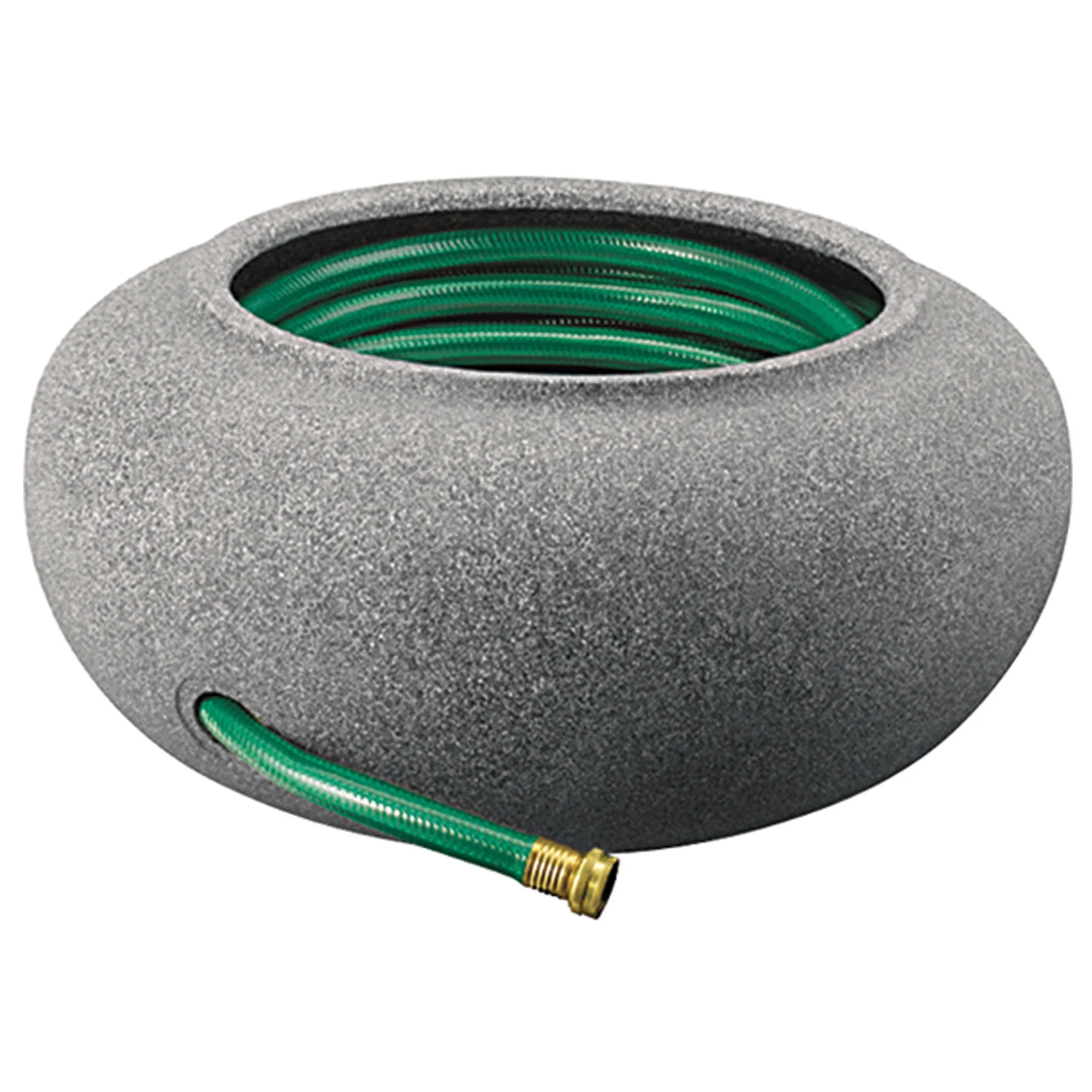 Akro-Mills 21 inch Granite Garden Hose Pot/Planter