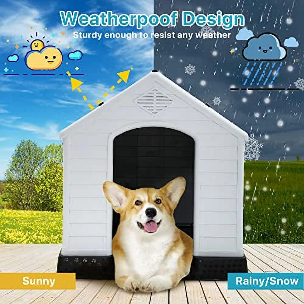 Dog Houses for Small, Medium Dogs Outside, 28