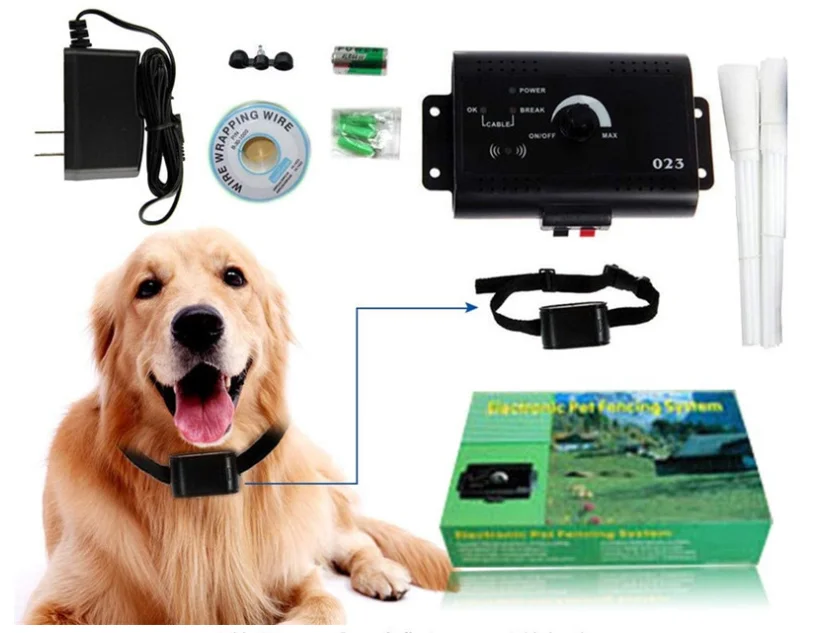 Underground Wireless Electric Dog Fence Pet Containment System Shock Collars US
