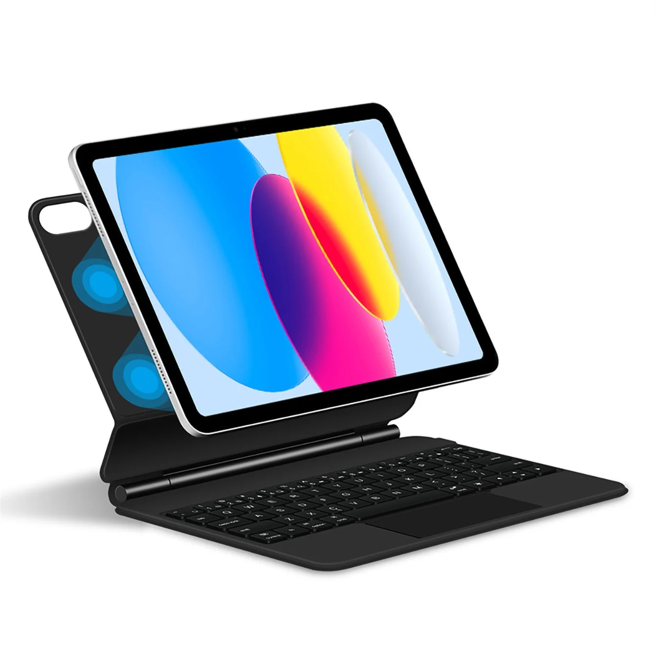 Backlight Magic Keyboard For iPad 10th Generation 10.9 inch 2022 2023 Smart Keyboards Case for ipad10 Cover Tablet Magnetic Trackpad Black