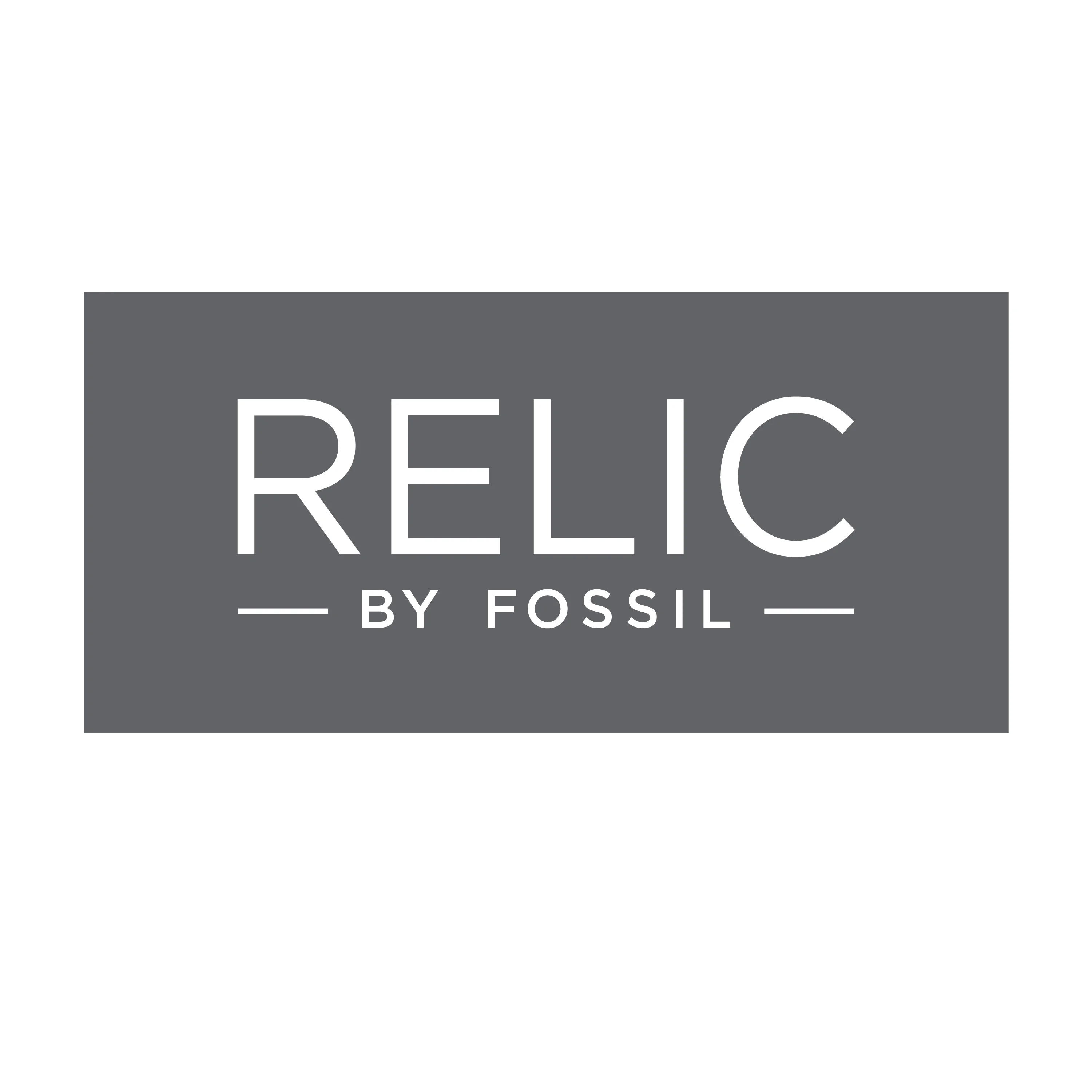 Relic By Fossil Men's Jake Stainless Steel Watch with Black Silicone Band