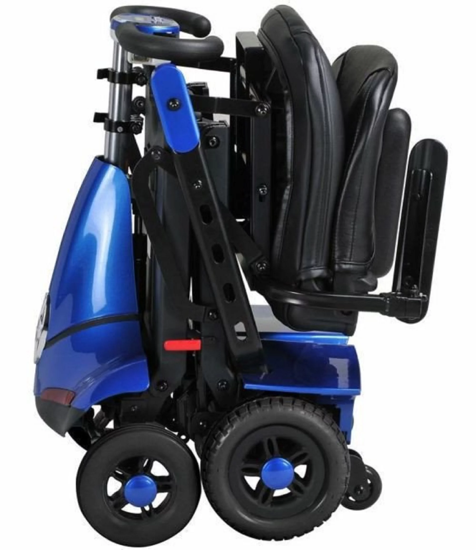 Solax Mobility - Mobie Plus - Folding Travel Scooter - 4-Wheel - Blue