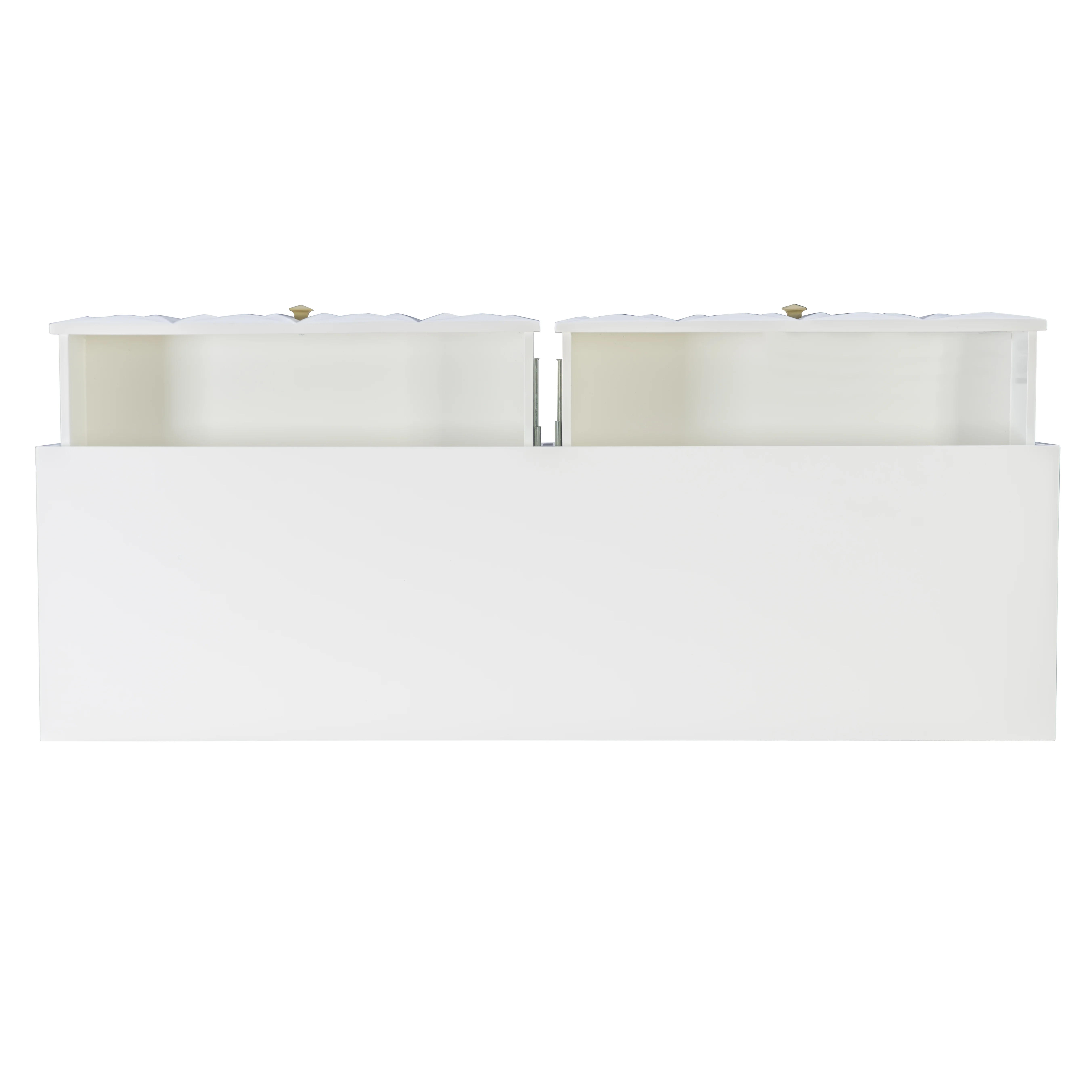 Linon Gemma 2-Drawer Console Table, White