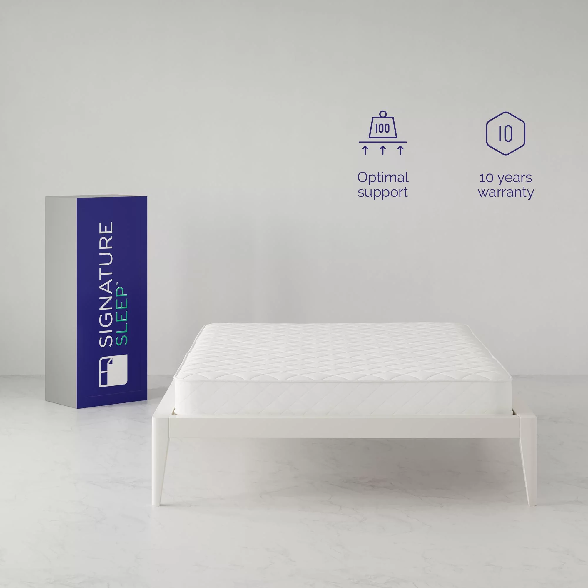 New Signature Sleep Choice 6” Bonnell Coil Mattress in a Box - Full