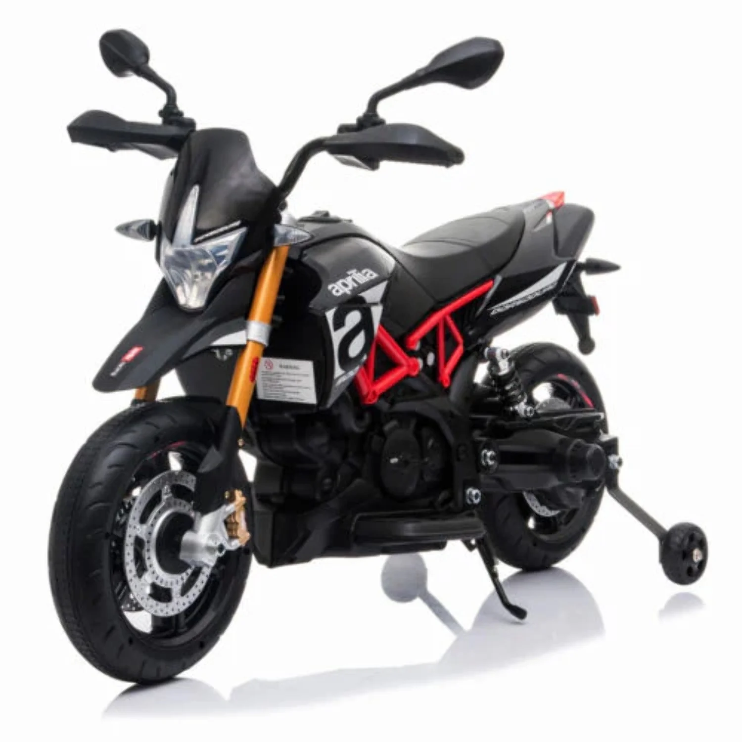TOBBI 12V Aprilia Licensed Electric Dirt Bike for Kids - Perfect Xmas Gift!