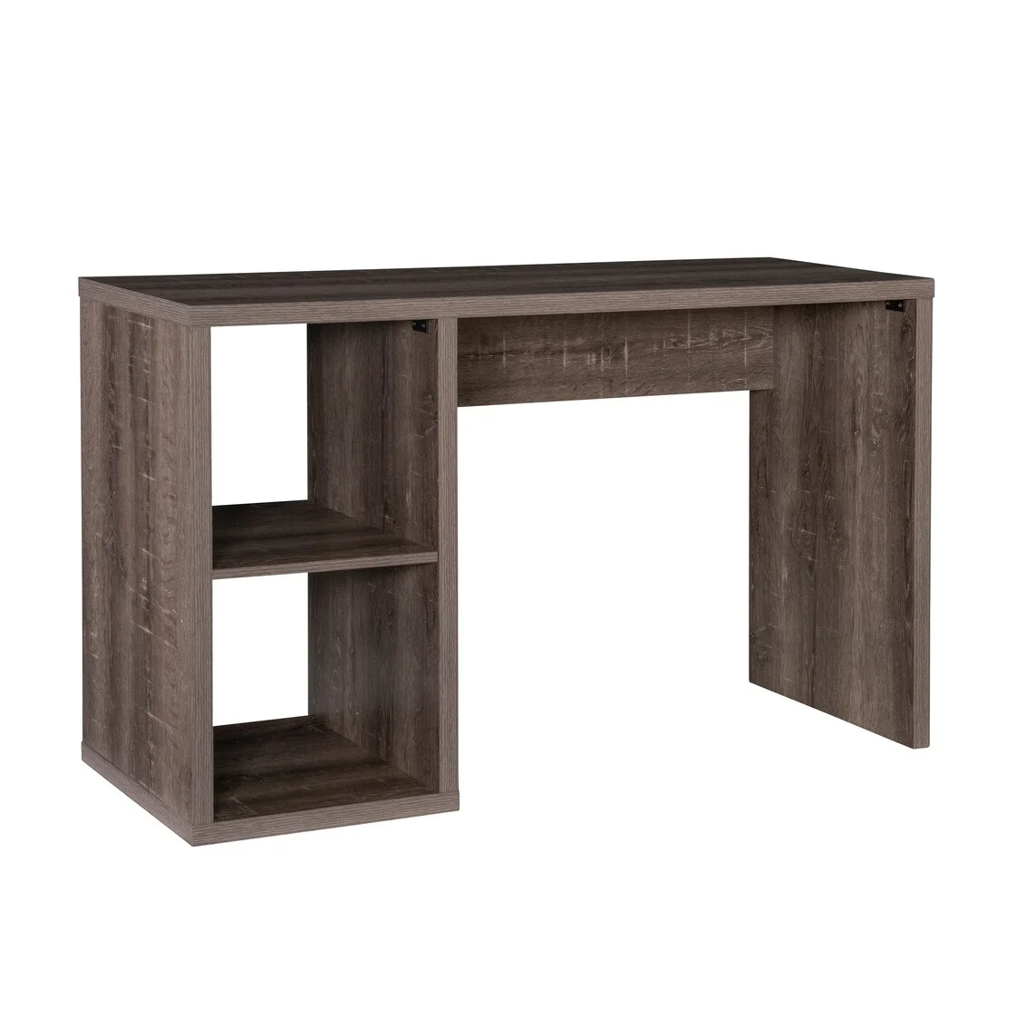 Linon Alaric 2 Cube Storage Desk Grey