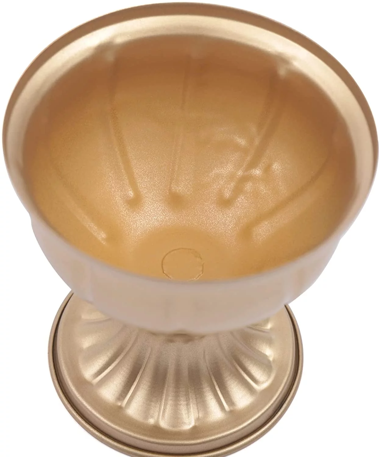 Fichiouy 10*Golden Vases Flower Vase Stand Golden Wedding Table Top Centerpiece DIY