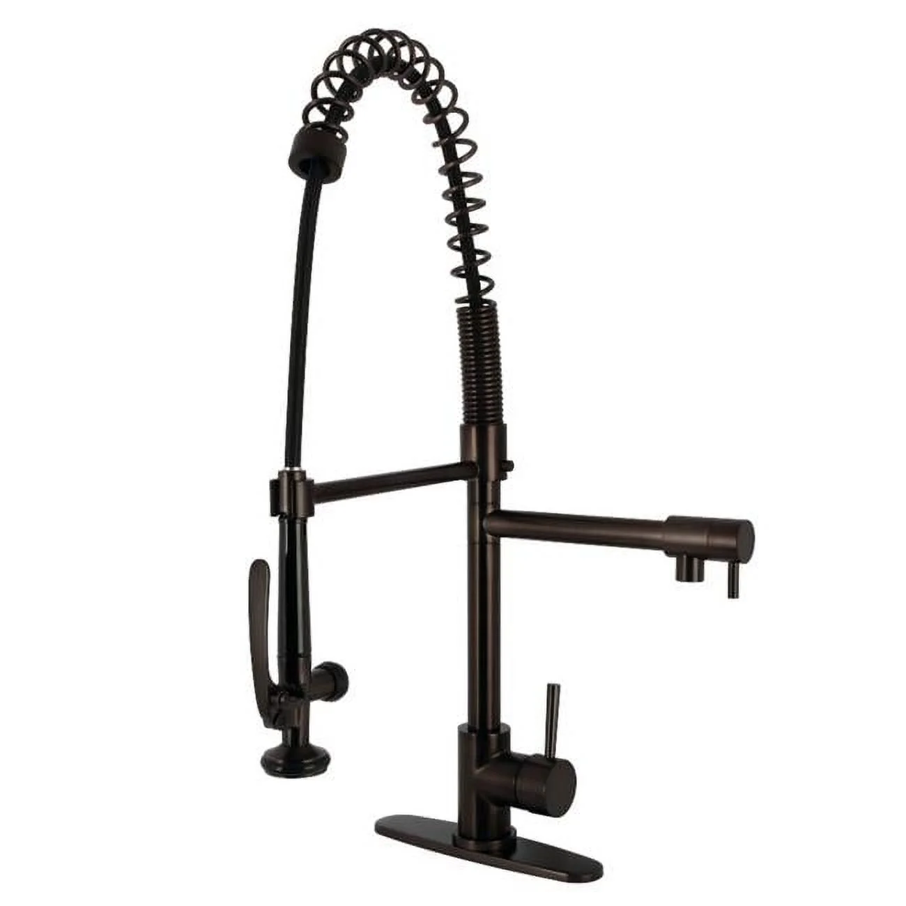 Kingston Brass LS8505DL Concord Single-Handle Pre-Rinse Kitchen Faucet, Oil Rubbed Bronze