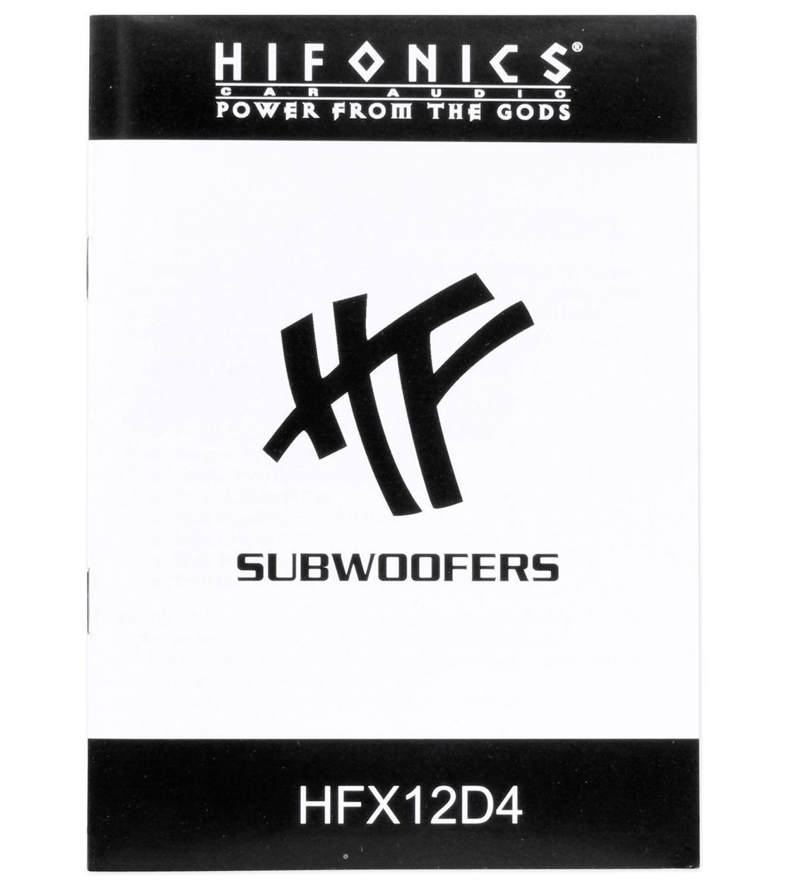 Hifonics HFX12D4 12
