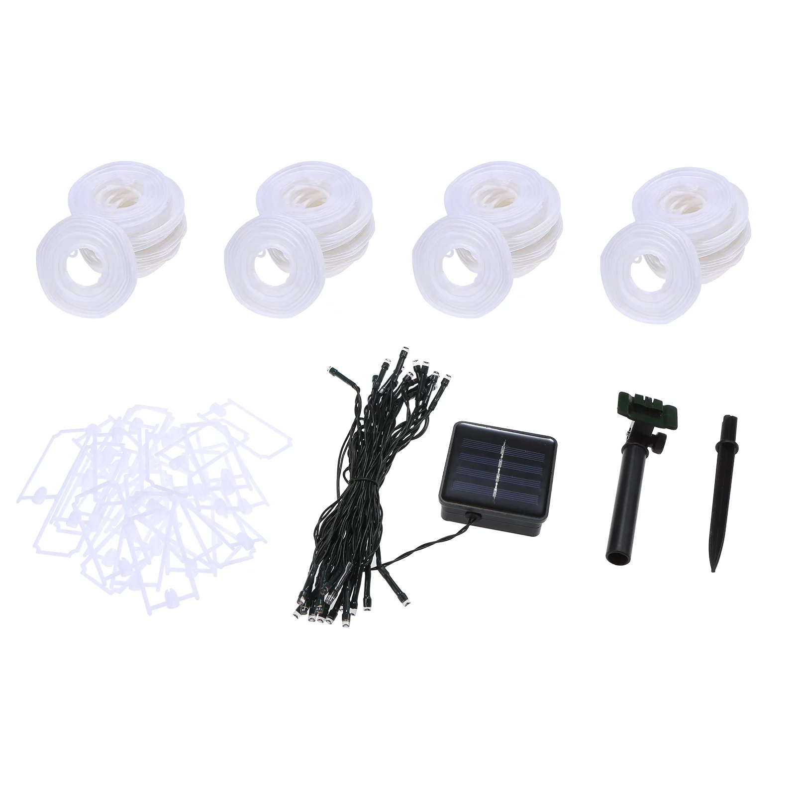 8Meters/26.2Ft 40 LEDs Solar Powered Energy Fairy String Lantern Light Lawn Lamp with Constant Bright & Flash 2 Modes Flexible Twistable Bendable IP44 Water Resistance Built-in 400mAh High