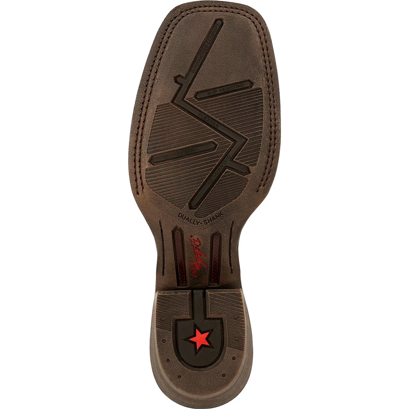 Durango® Rebel Pro™ Dark Chestnut Buckaroo Western Saddle Boot Size 8(M)