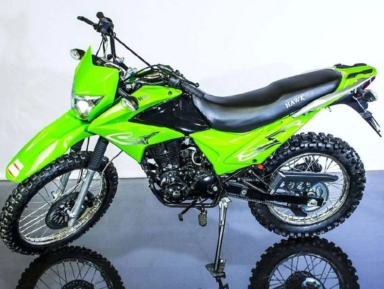 Hawk 250 Enduro Dirt Bike -Green
