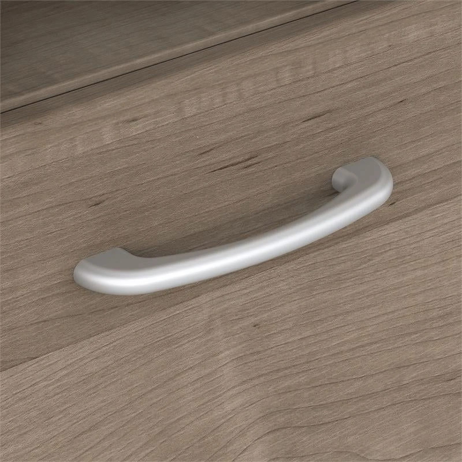 Home Square 2 Piece Engineered Wood Filing Cabinet Set in Ash Gray