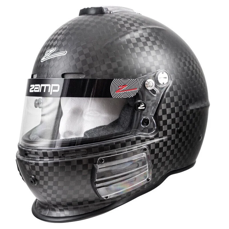 Zamp H763CBFL RZ-64C Adult Racing Helmet Matte Carbon Snell SA2020 - Large