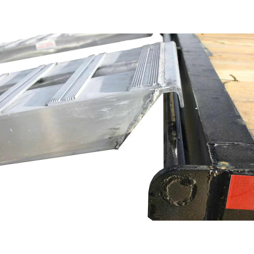 120in x 16in Heavy Duty Equipment Loading Ramps 10,000 lb Capacity Hook-End
