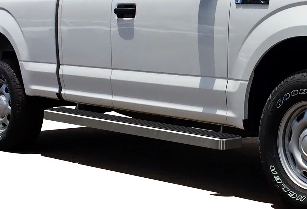 APS iBoard Running Boards 6 inches Compatible with Ford F150 2015-2023 Super Cab & F-250 F-350 Super Duty 2017-2022 (Nerf Bars Side Steps Side Bars)