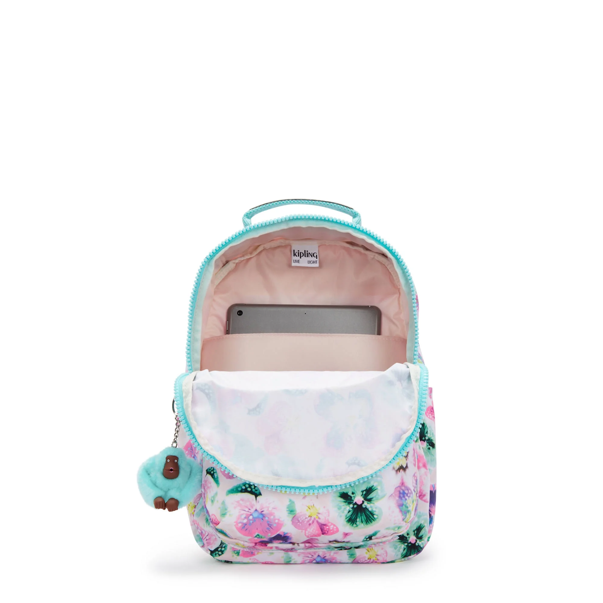 Kipling Women's Seoul Small Printed Tablet Backpack with Padded Straps