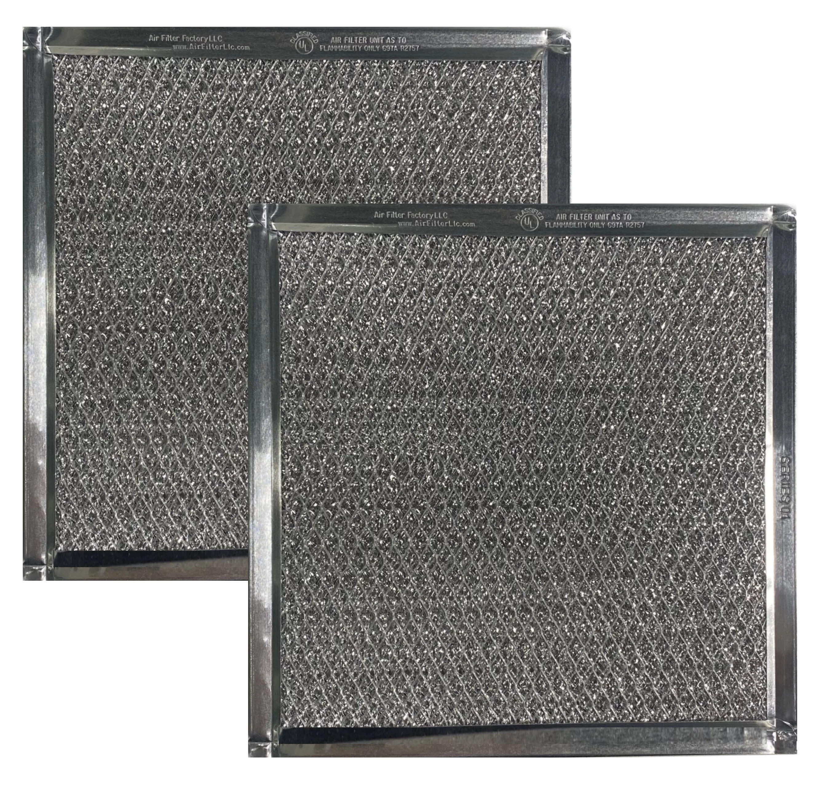 2-Pack Air Filter Factory WB2X2893 Compatible for GE Aluminum Grease Filter