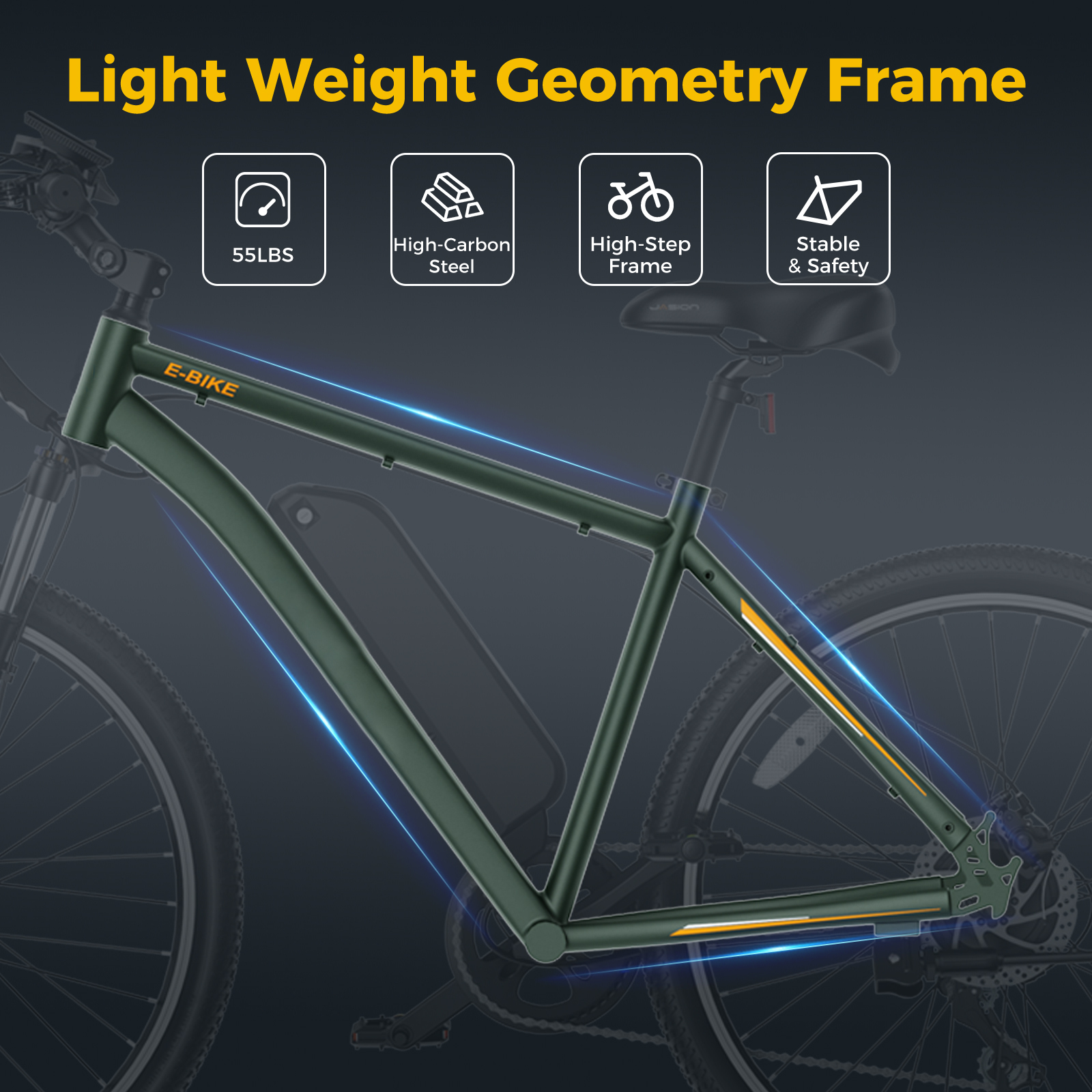 Yoloway EB5 PLUS Electric Bike 27.5