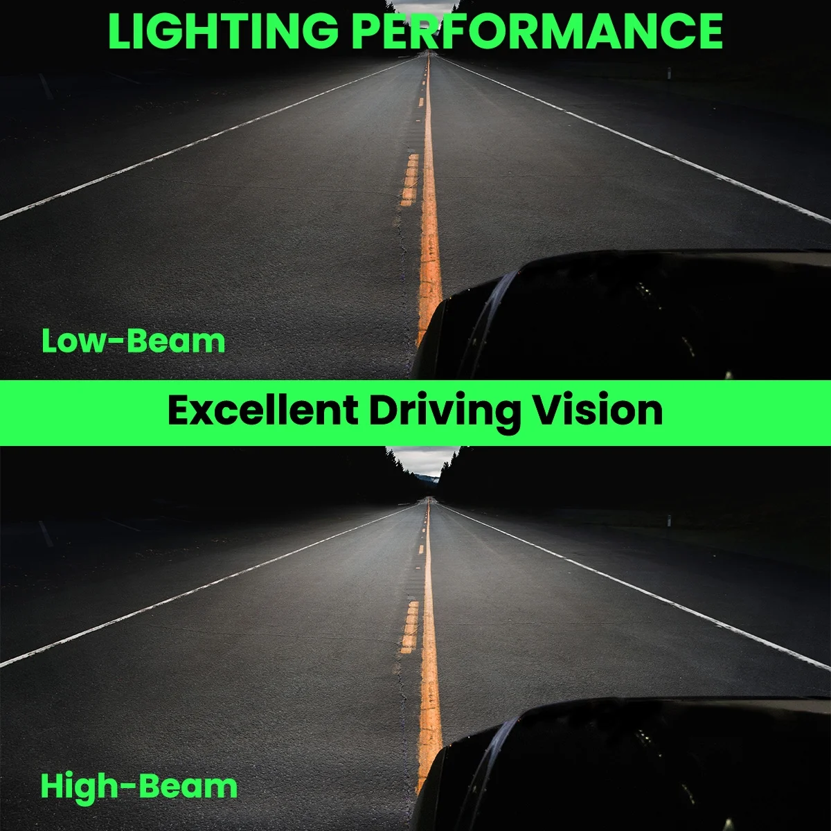 Spec-D Tuning Euro Headlights Black Compatible with Dodge Ram 1500 2009-2018, 10-18 2500 3500, L+R Pair Head Light Lamp Assembly
