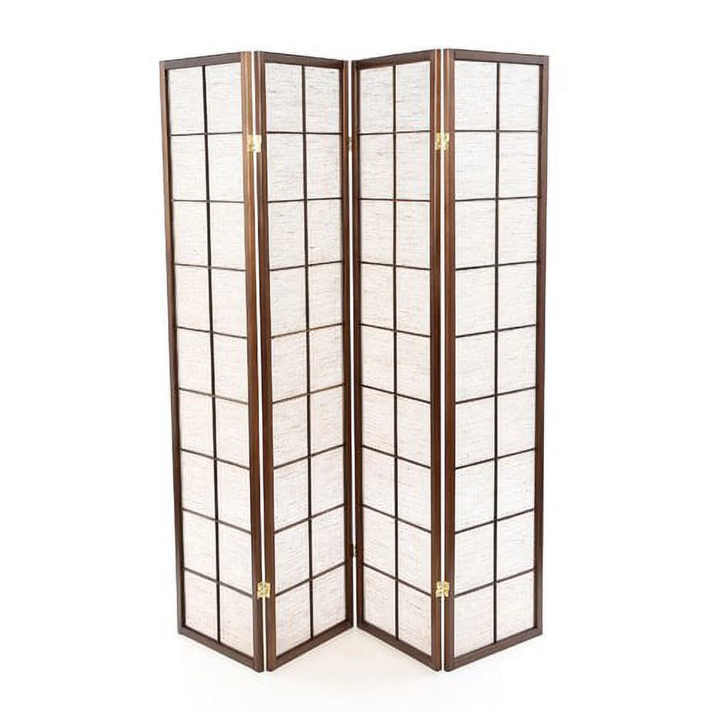70 x 68 Shoji 4 Panel Room Divider I
