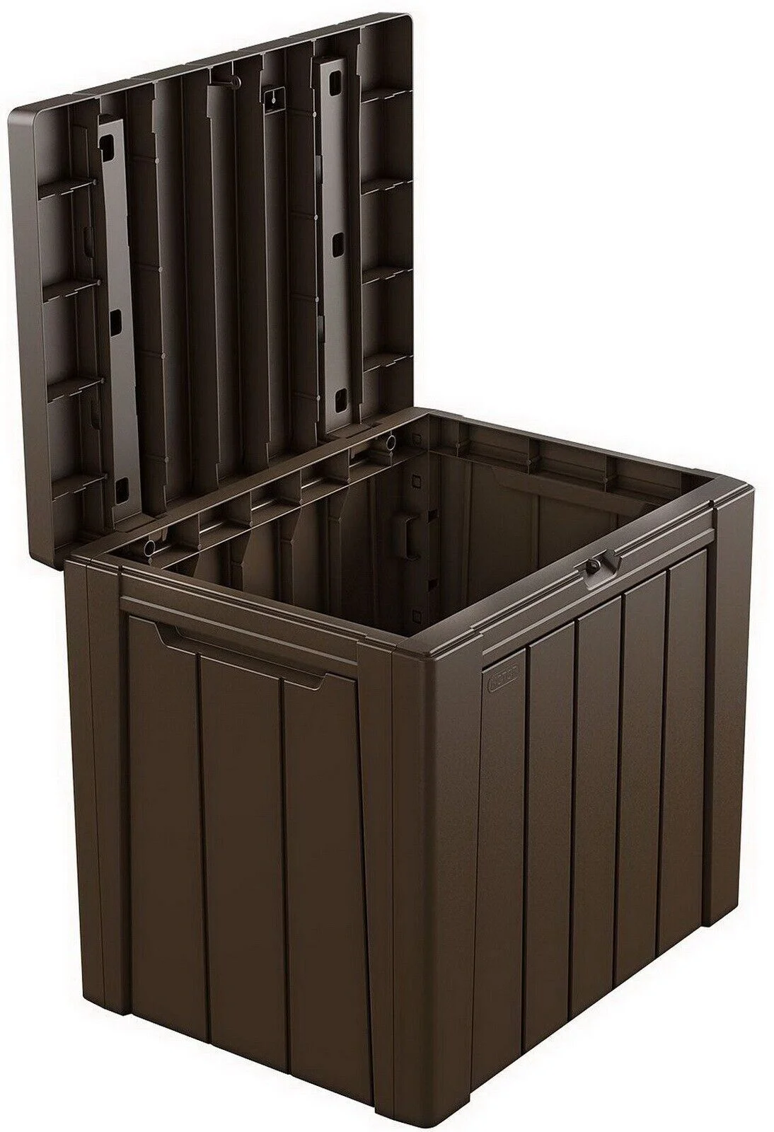 Keter 30 Gallon Resin Outdoor Deck Box Storage Table Weatherproof
