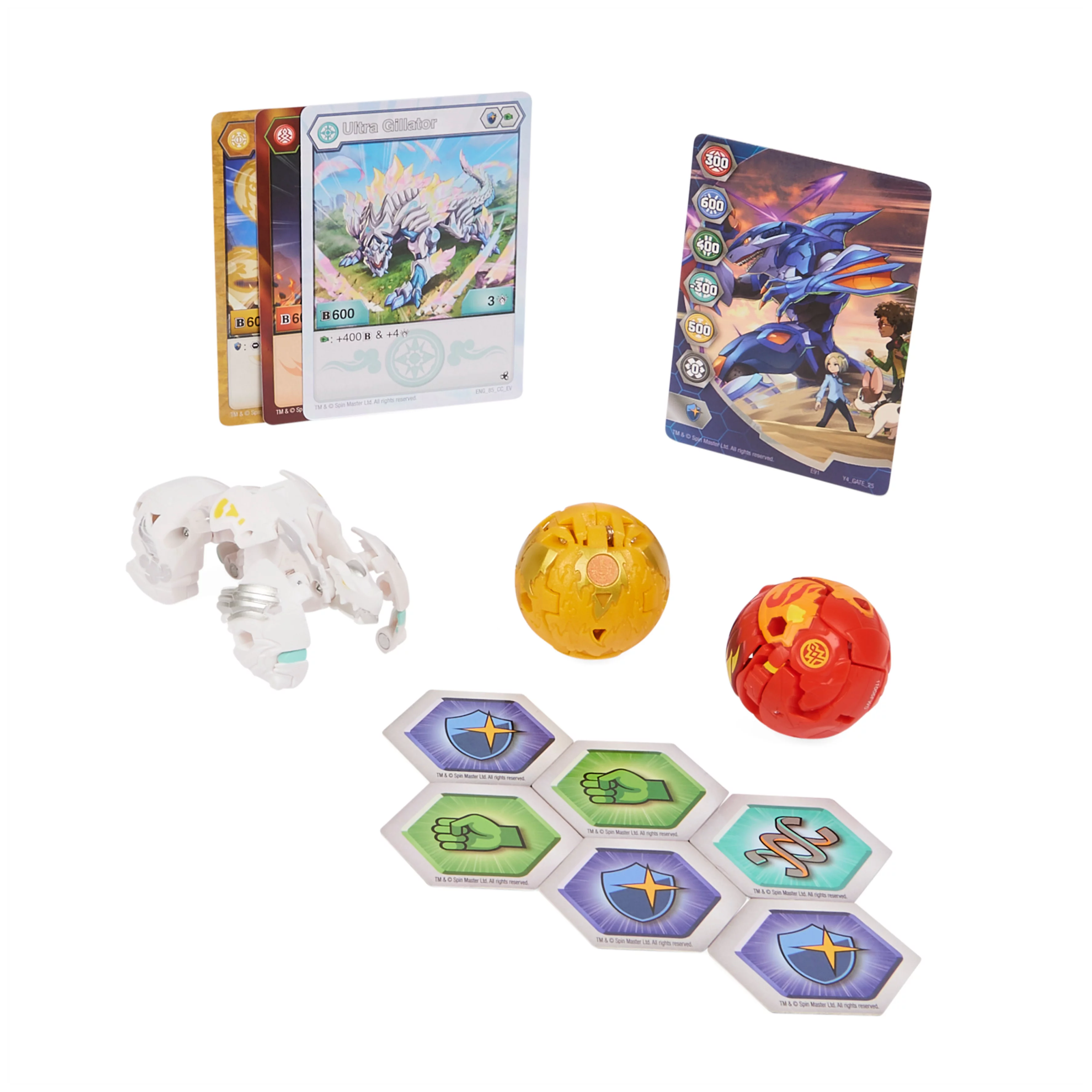 Bakugan Evolutions Starter Pack 3-Pack, Collectible Action Figures (Styles May Vary)