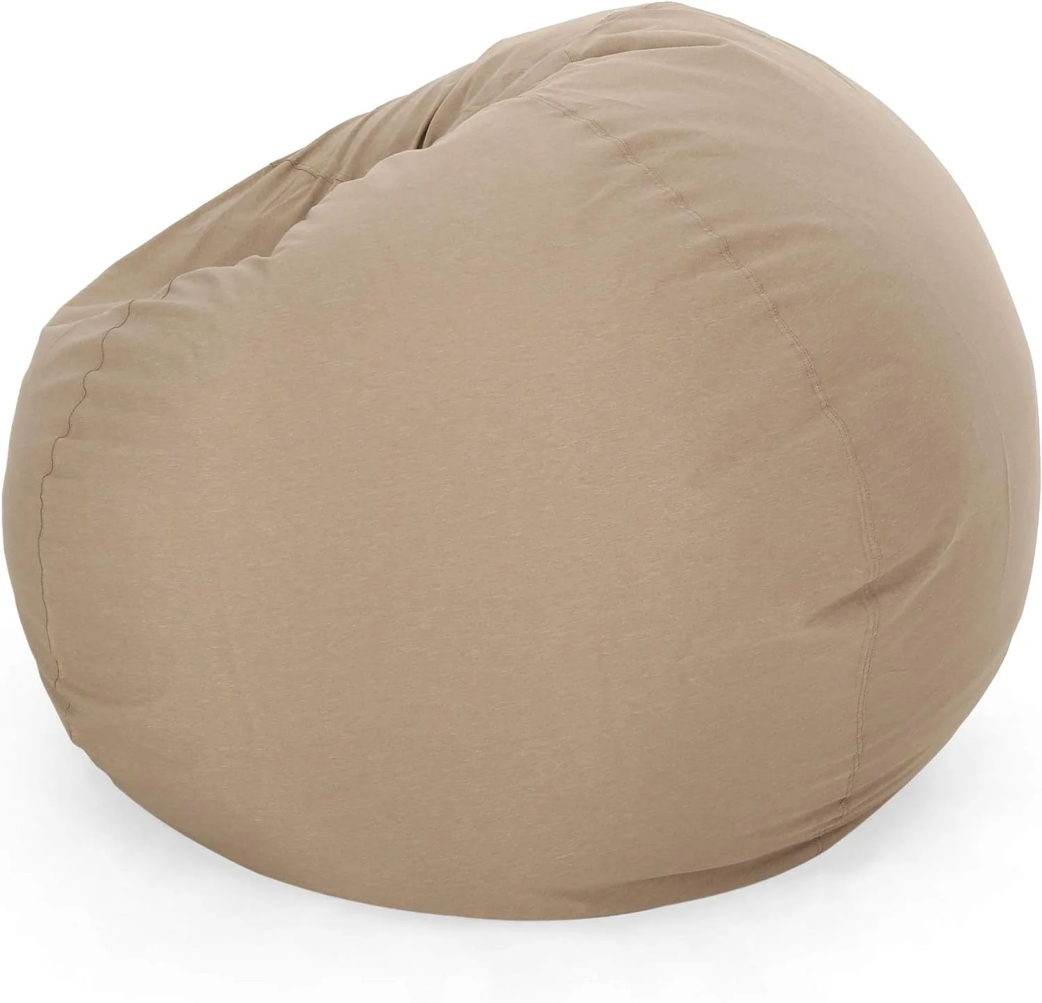 YLtoohoom 5-Foot Comfortable High-Density Shredded Foam Bean Bag Chair for  and Adults  with Removable Microsuede Cover  Ideal Reading and Bedroom Floor Lounge  Tuscany