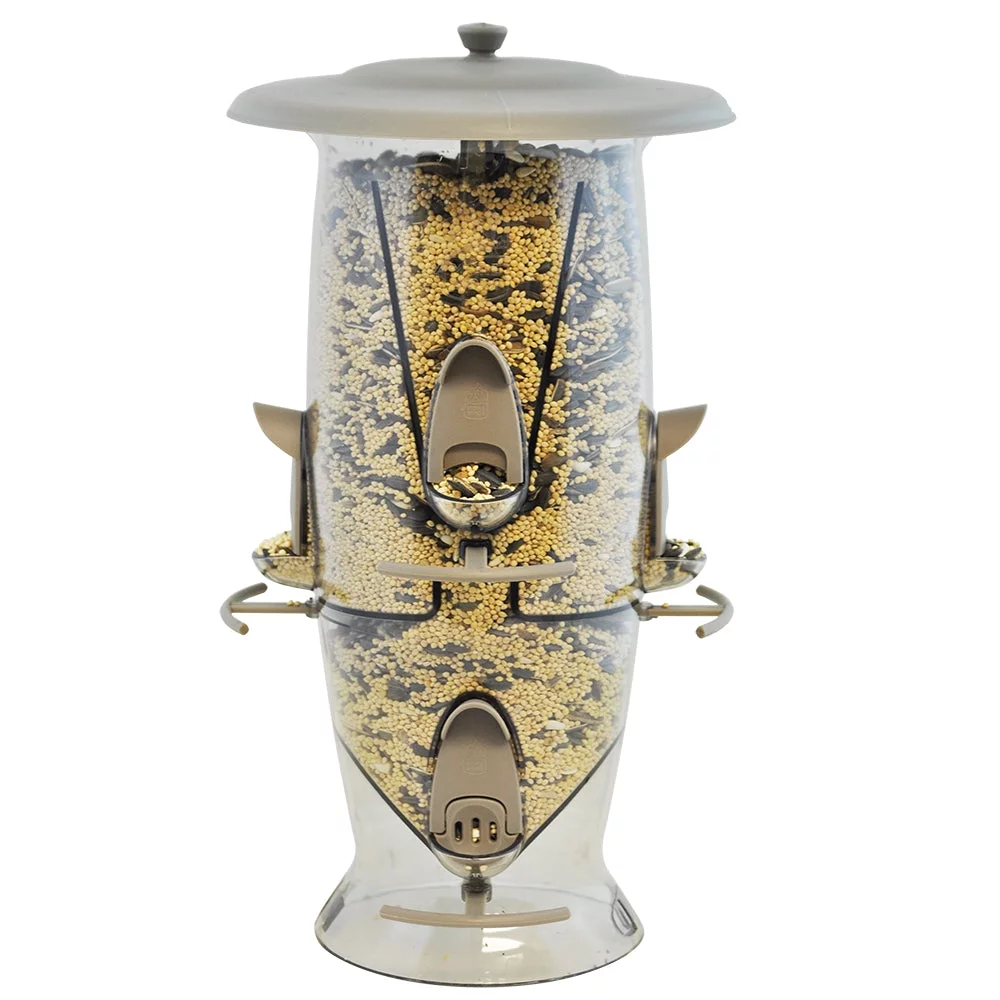 More Birds 22 Abundance Songbird Feeder with 6 Feeding Ports, 6 Lb Capacity, Each