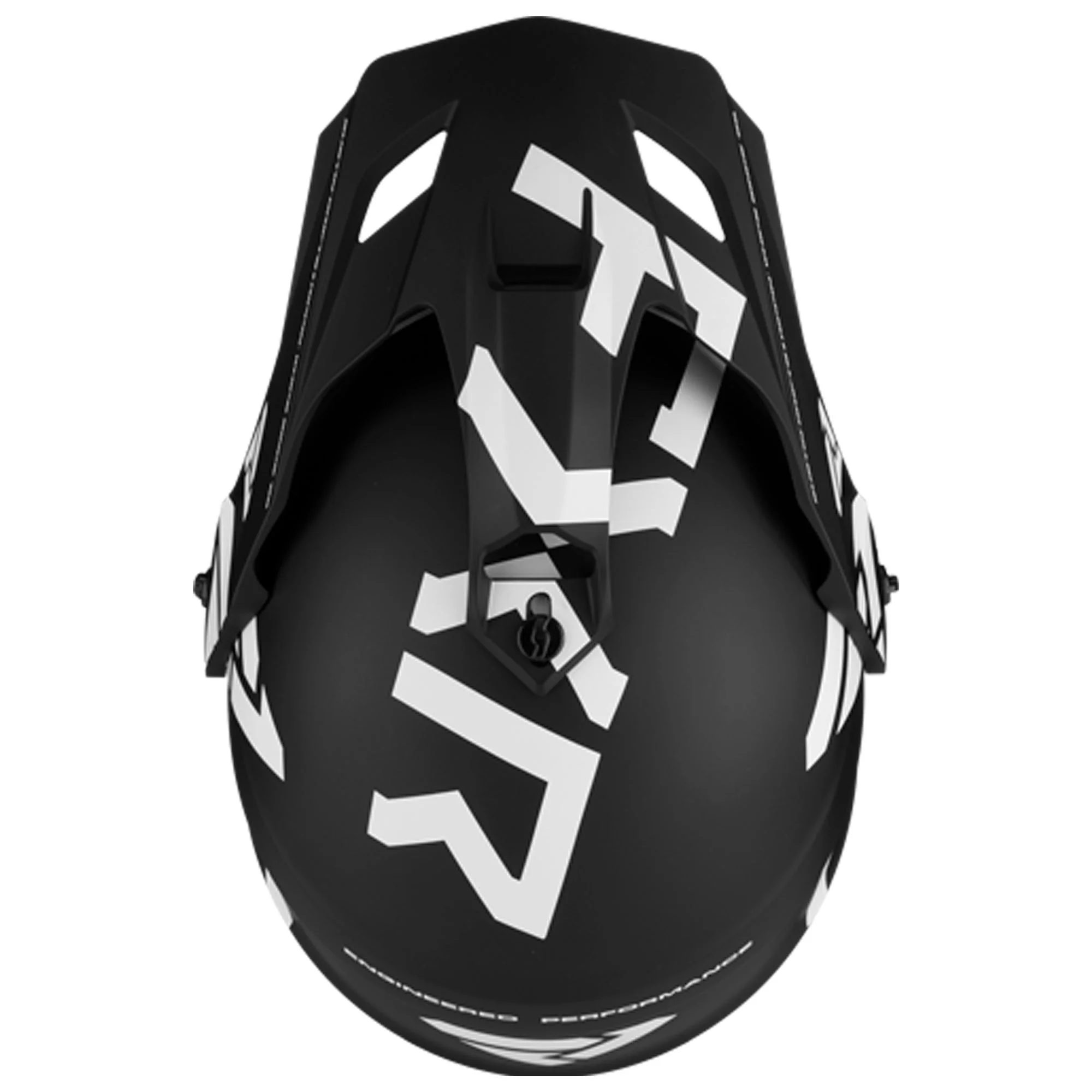 FXR Torque X Team Helmet W/ Elec. Shield and Sun Shade Black / White Small (2024)