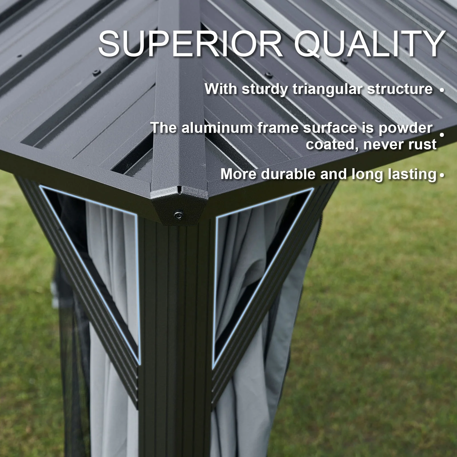 10'x12' Hardtop Gazebos