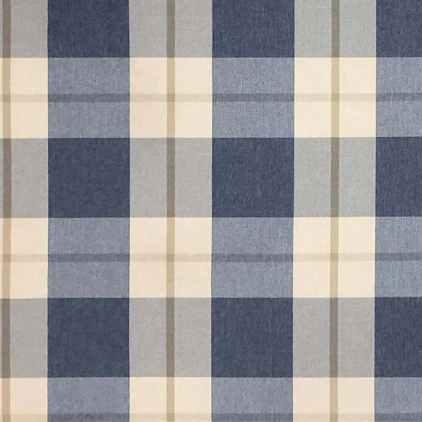 Set Of 2 Indoor Outdoor Tufted U-Shape Wicker Patio Chair Seat Cushions | All Weather, Water  Fade Resistant ester Fabric | 22” X 22” | Branson Lapis Blue