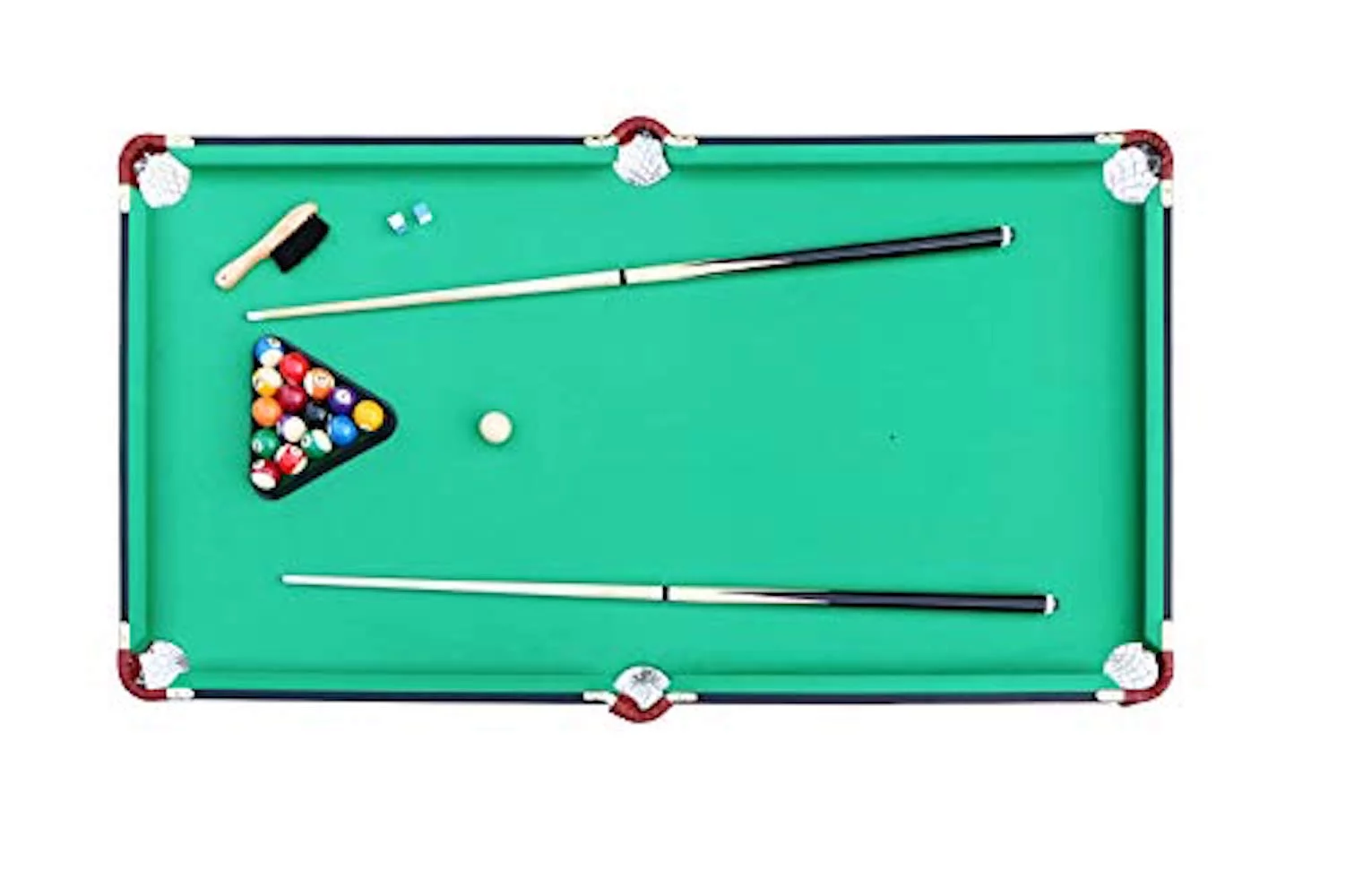 RACK Crux 55 in Folding Billiard/Pool Table (Green)