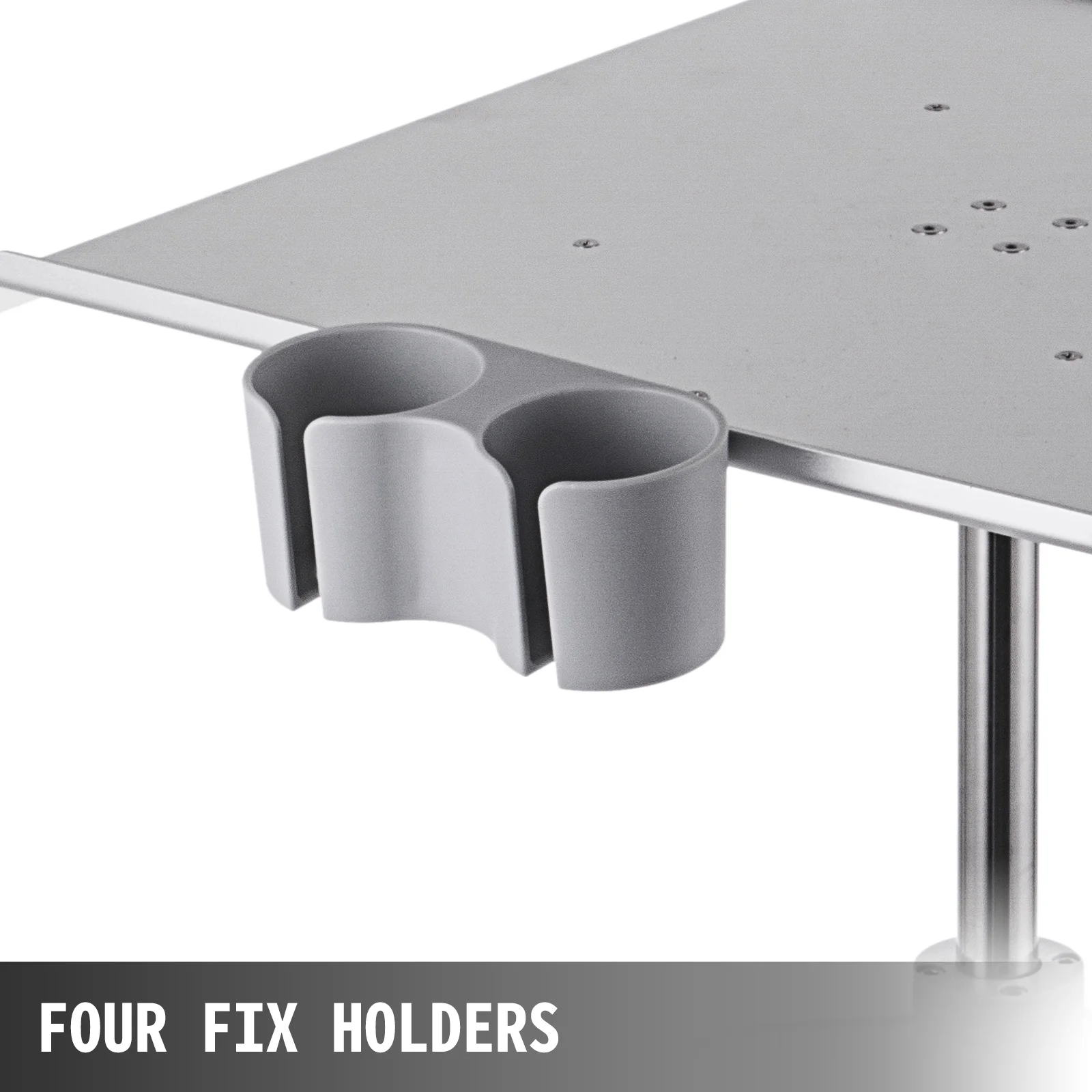 SKYSHALO Mobile Rolling Cart Height-Adjustable Medical Trolley Cart with Basket