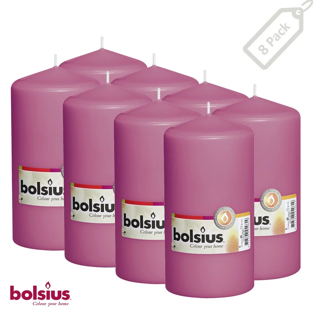 Bolsius Pink 3 X 6