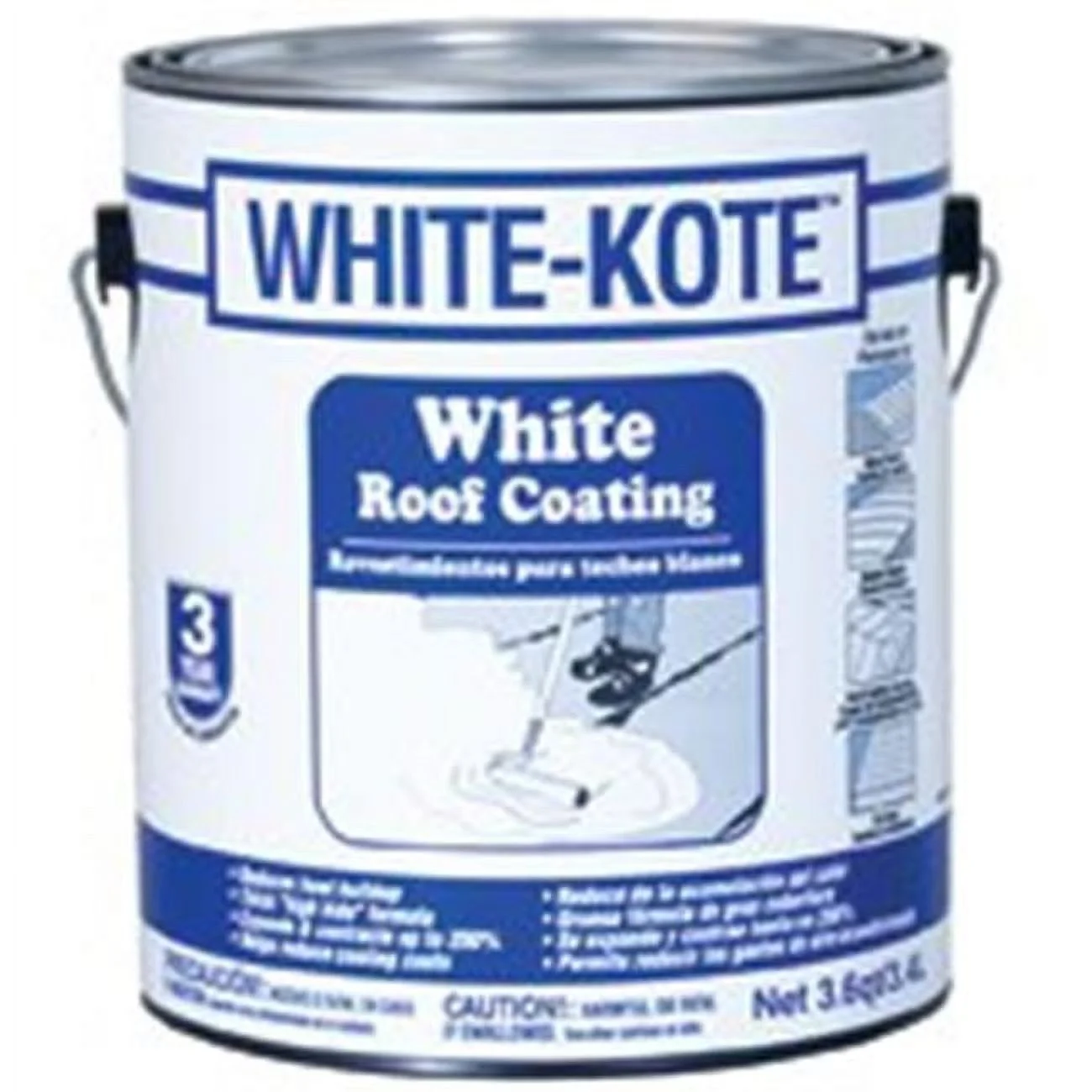 Gardner-Gibson SK-7001 1 Gallon 3 Year White Elasto Roof Coating