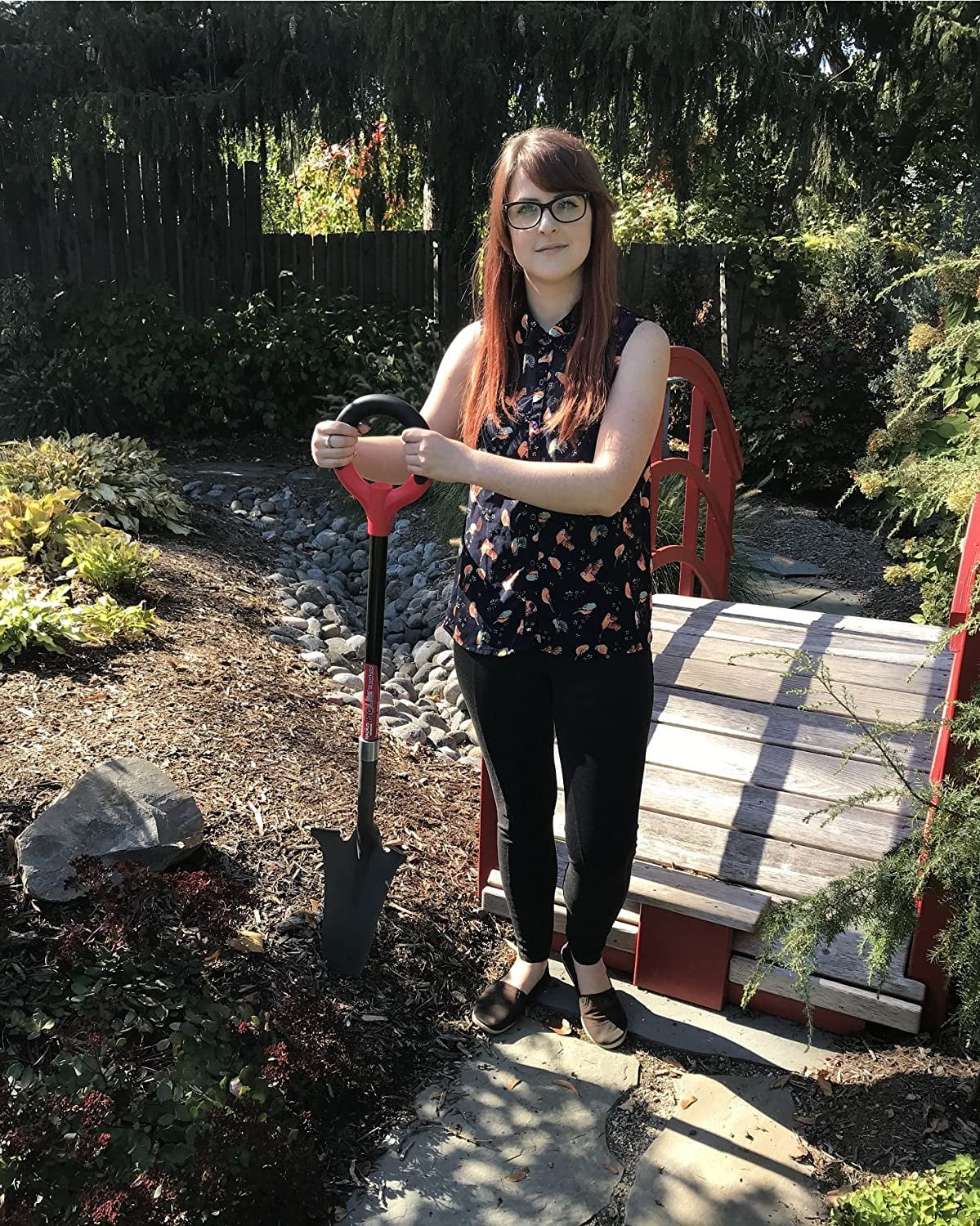 Radius Garden 25011 PRO-Lite Carbon Steel Transplanter, Red