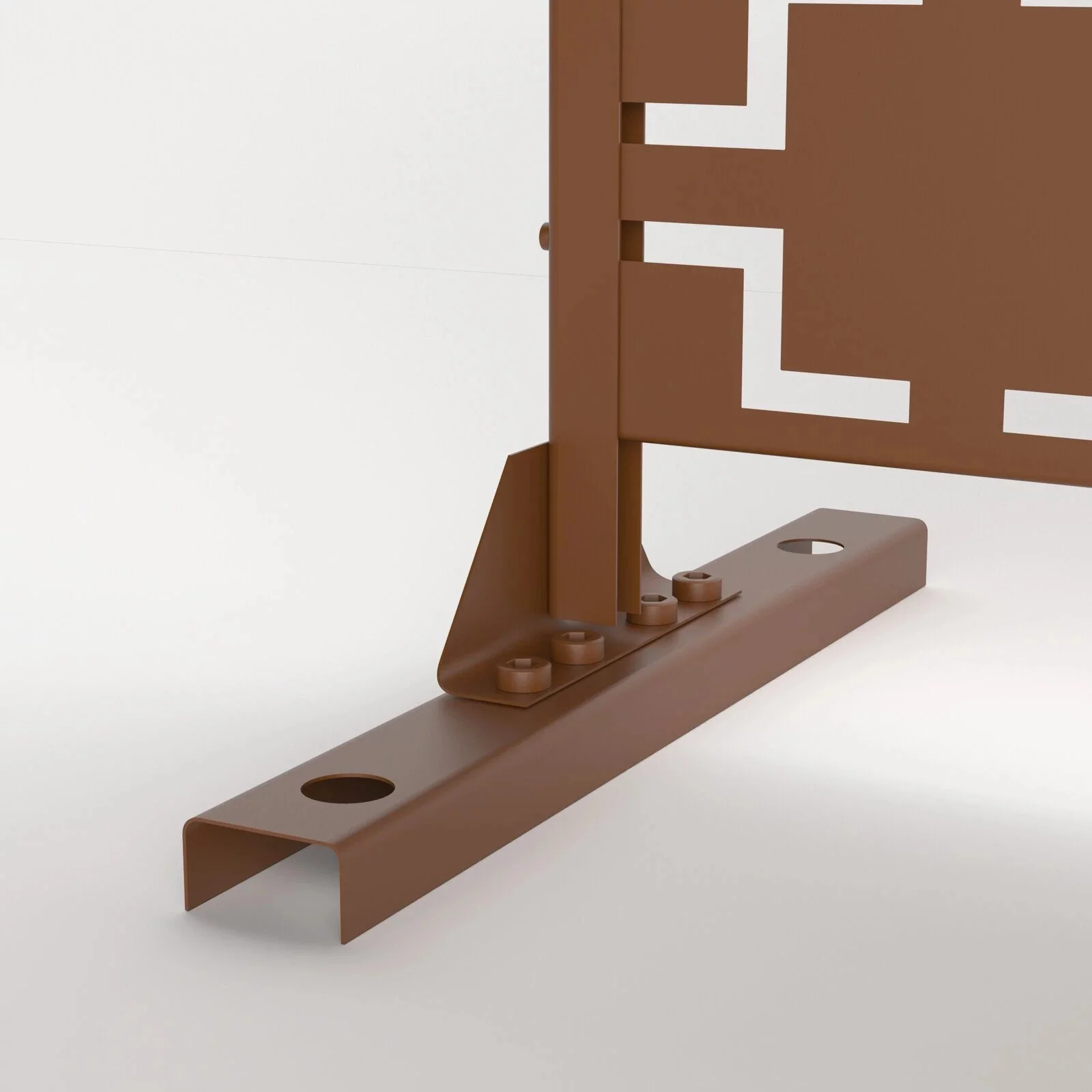 6.33 ft. H x 3.93 ft. W Laser Cut Metal Privacy Screen