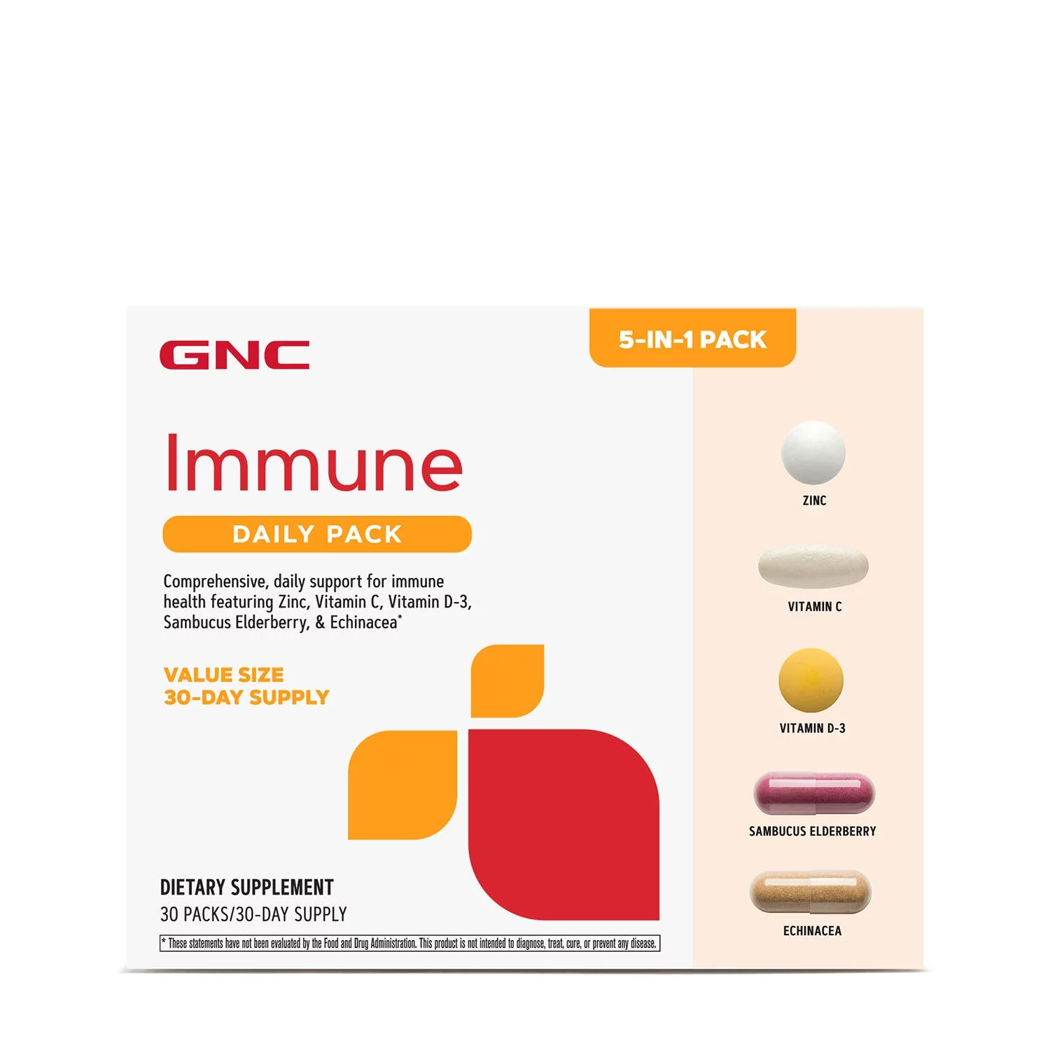 GNC Immune Daily Pack - 30 Vitapaks (30 Servings)