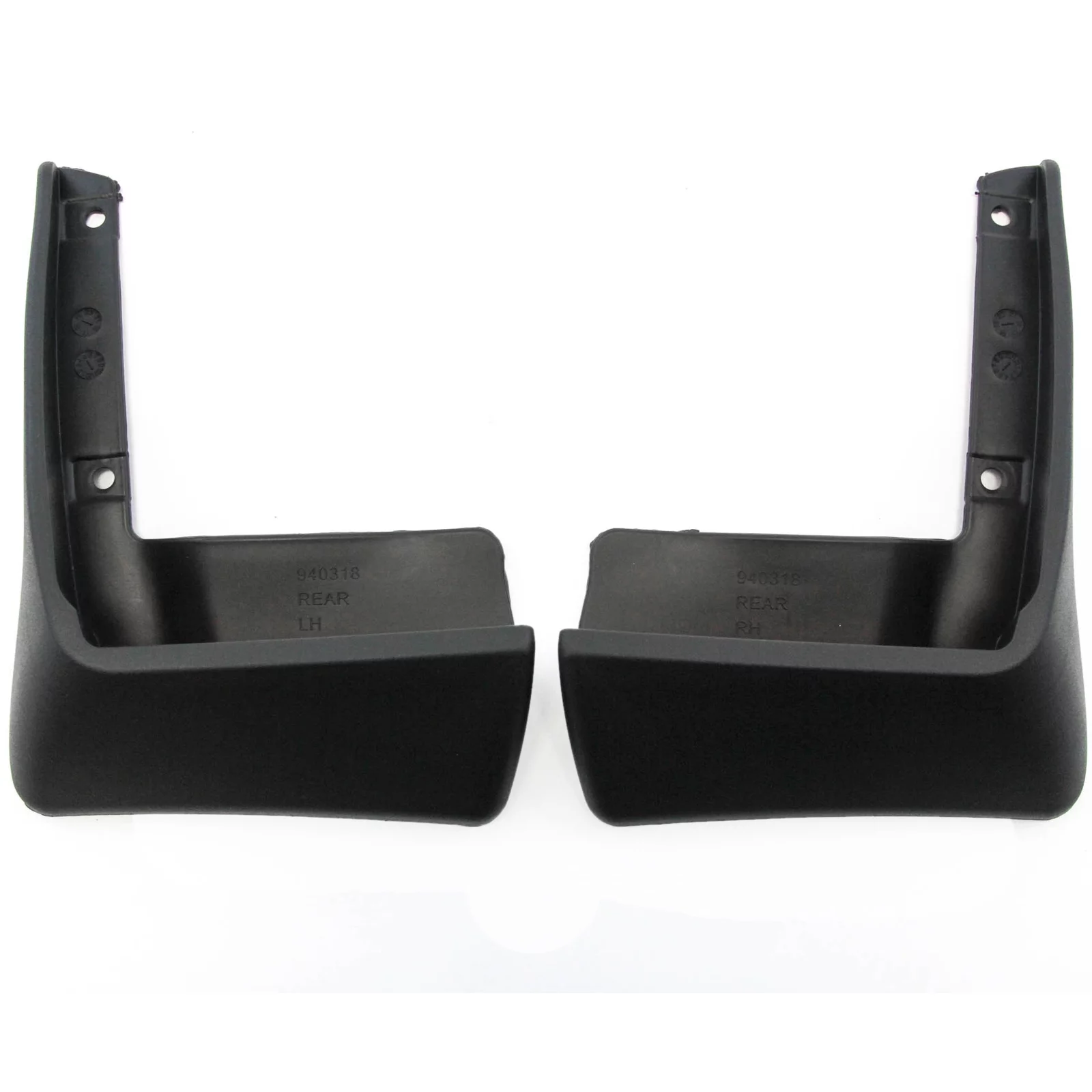 Red Hound Auto 2010-2015 Compatible with Toyota Prius Mud Flaps Mud Guards Splash Rear 2pc Set 00016-47225