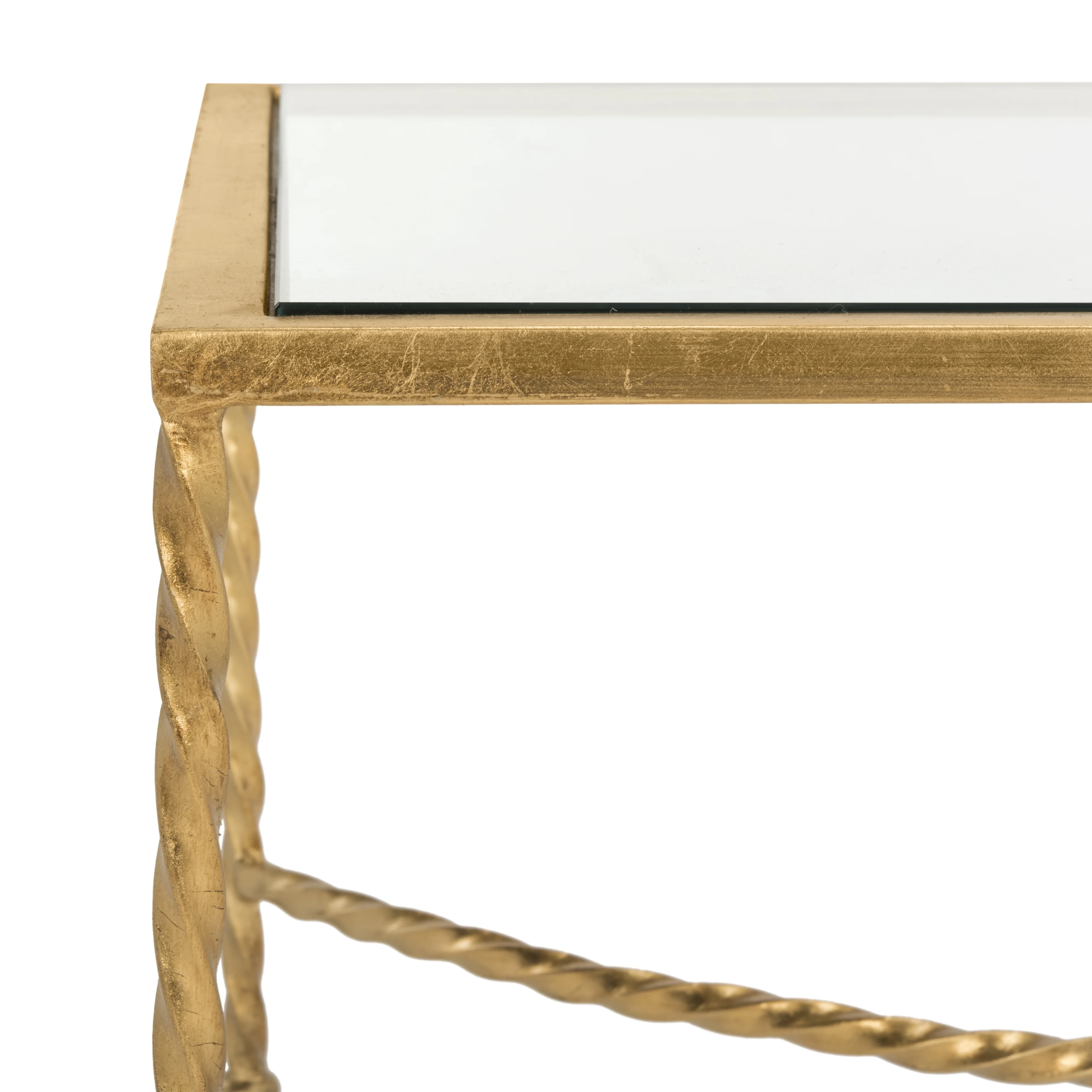 SAFAVIEH Couture Matilda Glam Metal Coffee Table, Gold